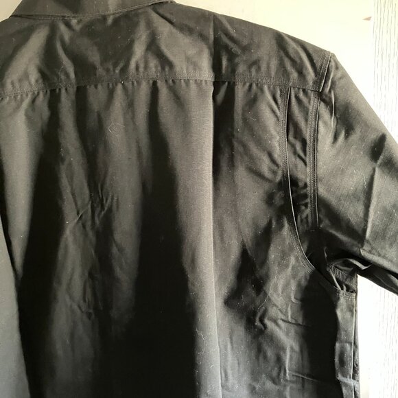 511 TACTICAL Short Sleeve Cotton Shirt Black Heavyweight Size Large NEW - Picture 11 of 12